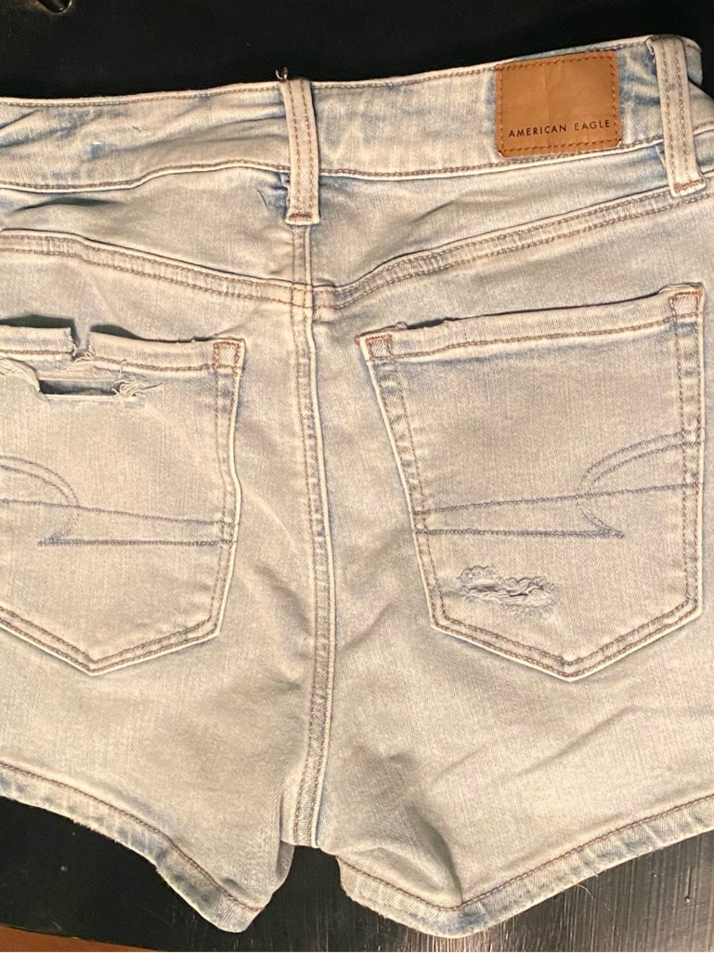 American Eagle Outfitters Light Wash Denim Jean Shorts